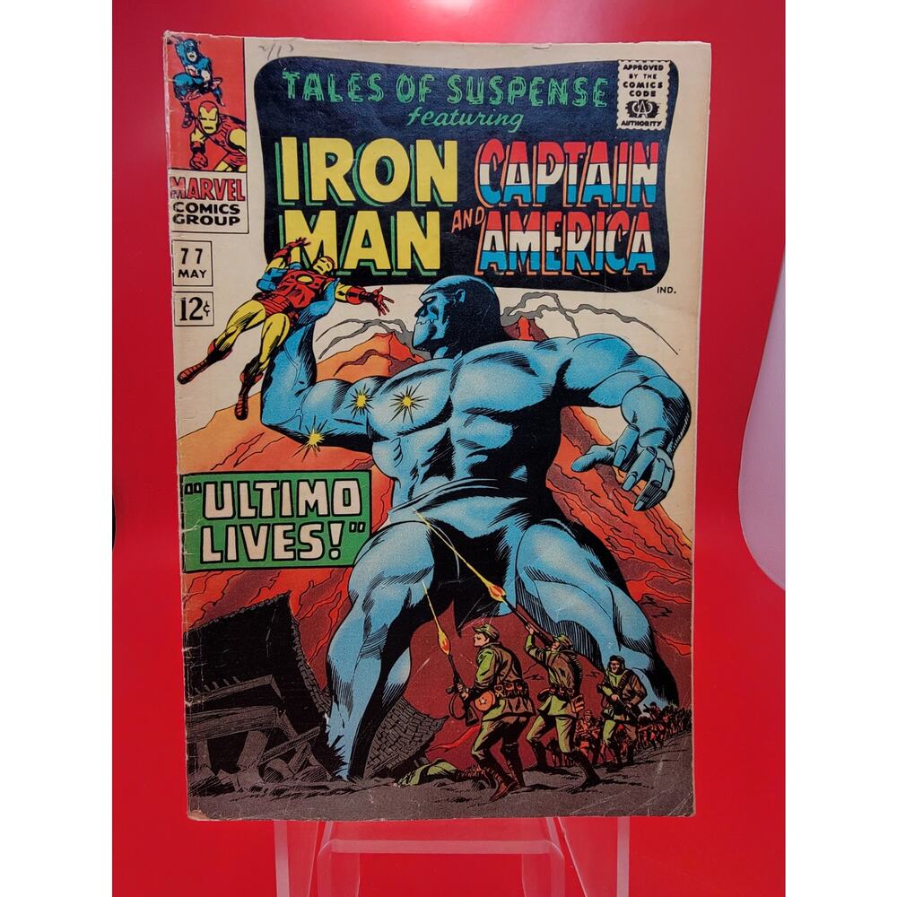 Tales of Suspense #77 1966 Atlas 1st App 3.0 Iron Man, Captain America